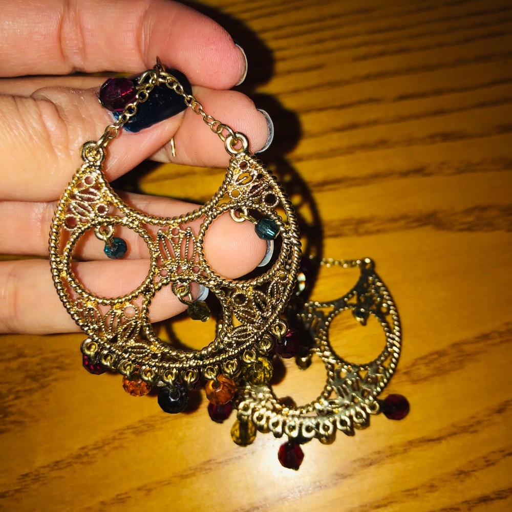 Jeweled earrings